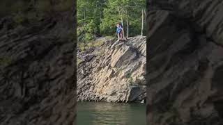 cliff jump 30ft [upl. by Nryhtak]