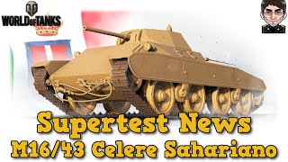 Supertest News  M1643 Carro Celere Sahariano  Tier 3 Medium  World of Tanks [upl. by Hach]