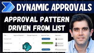 Dynamic Approvals in Power Automate  SharePoint List based Approval Tutorial [upl. by Uhej745]