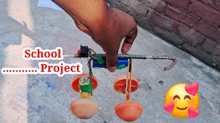 How To Make My School Project towerideas howto viralvideo trending [upl. by Ilohcin]