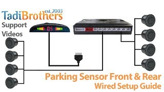 Backup Parking Sensor installation guide [upl. by Evangelist235]