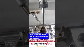 Robins GH8 Hone Valve Guides robinsmachines machine enginerebuilding [upl. by Eisus]