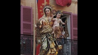 Feast of Our Lady of Mount Carmel Mdina Malta 2017 [upl. by Assiruam]