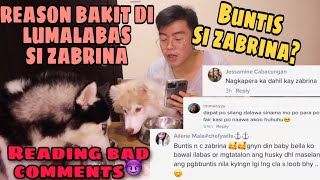 REASON BAKIT DI LUMALABAS SI ZABRINA BUNTIS SI ZAB READING BAD COMMENTS [upl. by Islean]