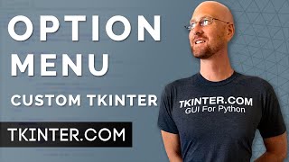 Option Menu  Tkinter CustomTkinter 18 [upl. by Trinette891]