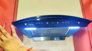 Hindware Oasis 60 Motion Sensor Auto Clean Chimney  User Review with Demo  Under Rs 15000 [upl. by Nicolai554]