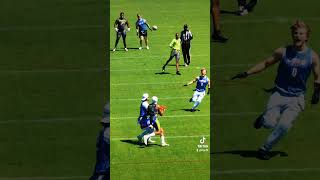 Tristan Sickinger 👀🌊🫵🏿 football highlights flagfootball americanfootball nfl YELAWOLF [upl. by Winny]