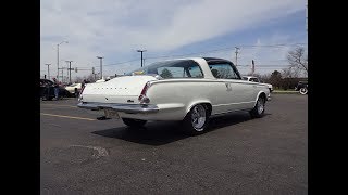 1965 Plymouth Barracuda in Ivory White Paint amp 273 Engine Sound on My Car Story with Lou Costabile [upl. by Auhs]