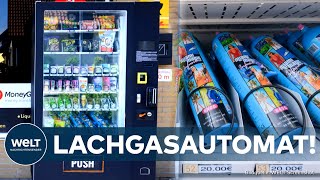 GIFHORN quotLachgas wird in Warenautomat angebotenquot Partydroge neben Süßigkeiten und EZigaretten [upl. by Klehm]