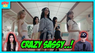 LE SSERAFIM 르세라핌 CRAZY OFFICIAL MV  REACTION  LYRICS EXPLAINED [upl. by Obmar]