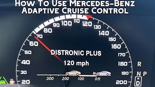 How To Use MercedesBenz Distronic Adaptive Cruise Control Cruise Control [upl. by Kurtzig]