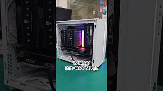 MONTECH SKY ONE MINI WHITE pcbuild I5 14500 RTX 4070 SUPER computer 香港小店 葵興 pc 砌機 電腦組裝 [upl. by Marasco]