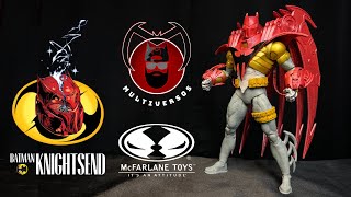 Unboxing y revisión Azrael Batman Armor de Batman Knightsend McFarlane Toys en español [upl. by Aman]