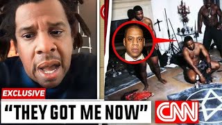 JayZ PANICS After CNN Releases NEW Footage Showing SACRIFICES At Diddys [upl. by Dougald]