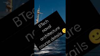 BTech naval architecture course details [upl. by Morna]