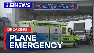 Dozens of passengers injured in flight from Sydney to Auckland  9 News Australia [upl. by Esorbma]