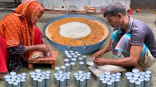 World Famous KULFI MALAY Making Process  Hand Crafted Ice Cream  Art of Village Delicacy Food [upl. by Lanaj]