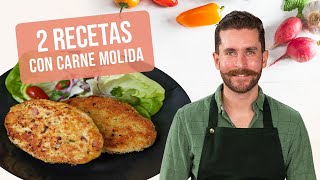 2 recetas con carne molida  Clase de cocia Kiwilimón [upl. by Oiruam]