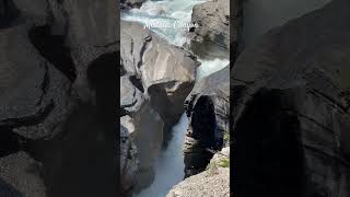 Stunning Mistaya Canyon of Alberta Canada canada summer2024 travel [upl. by Adnaerb]