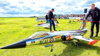 SELFBUILD F104 STARFIGHTER SCALE 14 RC TURBINE MODEL FLIGHT DEMONSTRATION [upl. by Omidyar459]