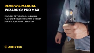 Review amp Manual Armytek Wizard C2 Pro Max [upl. by Irodim]