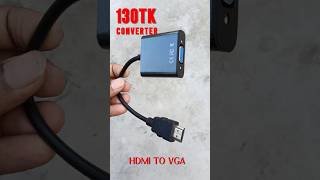 HDMI to VGA Converter Adapter Setup with laptop and old VGA Monitor connector converter hdmi vga [upl. by Kamila349]