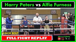 Harry Peters vs Alfie Furness Junior Bout FULL FIGHT  Guildford City Boxing Club 040224 [upl. by Aron831]