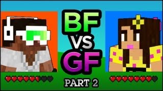 Minecraft BFvsGF  EP02  3 Deaths LOL [upl. by Elberta]