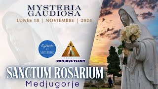 EN VIVO SANTO ROSARIO DE HOY DESDE MEDJUGORJE LUNES 18 DE NOVIEMBRE ¡EN LATÍN SANCTUM ROSARIUM [upl. by Farand]