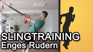 Slingtraining  TRX  Enges Rudern für den Rücken [upl. by Bandeen]