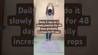 Flow yoga Backward amp forward bending with benefits  Daily 20 seconds practise [upl. by Karole225]