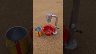 mini hand pump ideas diy mini motor water pump science project💦 [upl. by Leahcym]