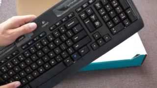 UNBOX teclado y mouse inalambrico LOGITECH MK320 [upl. by Rednaxela]