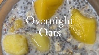 Healthy overnight oats for breakfast [upl. by Nawat113]