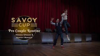 Savoy Cup 2022  Pro Couple Routine  Alessia Ghezzo amp Dimitri Masotti [upl. by Oigaib]