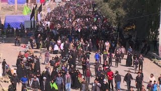 Millions throng Iraq shrine ahead of pilgrimage climax [upl. by Iinde787]