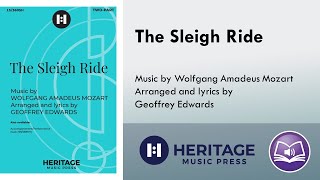 The Sleigh Ride Twopart  Wolfgang Amadeus Mozart arr Geoffrey Edwards [upl. by Sucramel]