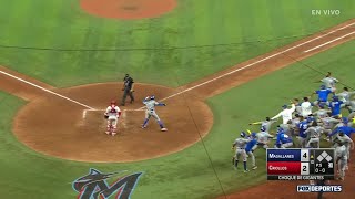 🔥 HOME RUN Jacob Rhinesmith  Navegantes del Magallanes 42 Criollos de Caguas  Choque de Gigantes [upl. by Ecirtel141]