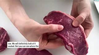 How to Cut a Steak Against the Grain – Pre Brands [upl. by Aihsikal]