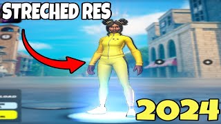 HOW TO GET STRECHED RESOLUTION IN FORTNITE 2024 [upl. by Lleoj]