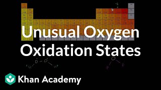 Unusual oxygen oxidation states  Redox reactions and electrochemistry  Chemistry  Khan Academy [upl. by Gustafsson804]