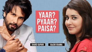 Shahid Kapoor I Was Frustrated As An Actor 20 Years In Bollywood Farzi Raashi Khanna [upl. by Ynez]