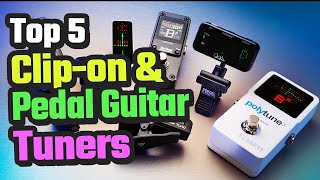 Best Clip on amp Pedal Guitar Tuners On 2024 [upl. by Gant]