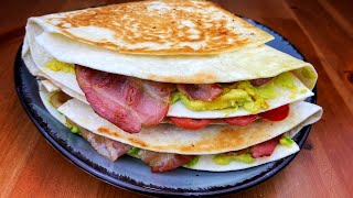 Mehr als LECKER TikTok Tortilla Wrap zum Frühstück in 5 Minuten Leckeres und einfaches Rezept 39 [upl. by Ahders]