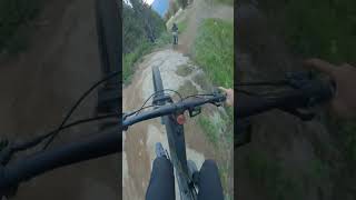 I follow Ryan down crabapple hits in Whistler on my e bike Whistler mtb ebike whistlerbikepark [upl. by Nairrad]