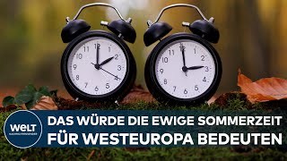 WIEDER WINTERZEIT Ewige Sommerzeit – Unbeliebte Zeitumstellung – EU kann sich nicht einigen [upl. by Anaeerb]