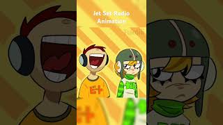 Jet Set Radio  animation fukoiii jetsetradio result [upl. by Gottlieb691]