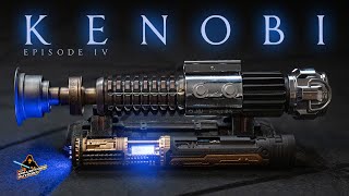 ObiWan Kenobi Crystal Lightsaber Unboxing Review from Vaders Sabers [upl. by Maximo]