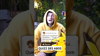 PIKACHU sappelle JEANLUC  Really  😭 Jerezalto Jo shorts holidayswithyoutube quizz [upl. by Roque703]