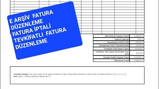 TEVKİFATLI E ARŞİV FATURA KESME  FATURA İPTAL ETME  E ARŞIV FATURA DÜZENLEME 2022 [upl. by Germann736]